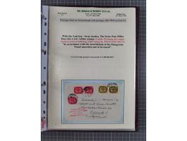 HYPERINFLATION: 1945/46, extensive exhibit collection with over 125 covers and postcards, spanning periods 1 to 21 and 25-26,