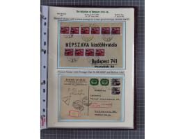 HYPERINFLATION: 1945/46, extensive exhibit collection with over 125 covers and postcards, spanning periods 1 to 21 and 25-26,