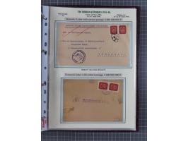 HYPERINFLATION: 1945/46, extensive exhibit collection with over 125 covers and postcards, spanning periods 1 to 21 and 25-26,