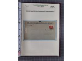 HYPERINFLATION: 1945/46, extensive exhibit collection with over 125 covers and postcards, spanning periods 1 to 21 and 25-26,