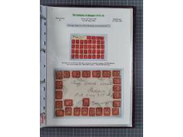 HYPERINFLATION: 1945/46, extensive exhibit collection with over 125 covers and postcards, spanning periods 1 to 21 and 25-26,