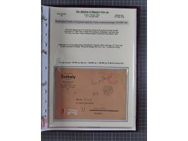 HYPERINFLATION: 1945/46, extensive exhibit collection with over 125 covers and postcards, spanning periods 1 to 21 and 25-26,