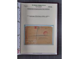 HYPERINFLATION: 1945/46, extensive exhibit collection with over 125 covers and postcards, spanning periods 1 to 21 and 25-26,