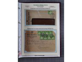 HYPERINFLATION: 1945/46, extensive exhibit collection with over 125 covers and postcards, spanning periods 1 to 21 and 25-26,
