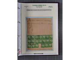 HYPERINFLATION: 1945/46, extensive exhibit collection with over 125 covers and postcards, spanning periods 1 to 21 and 25-26,