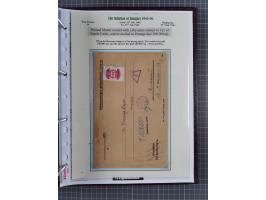 HYPERINFLATION: 1945/46, extensive exhibit collection with over 125 covers and postcards, spanning periods 1 to 21 and 25-26,