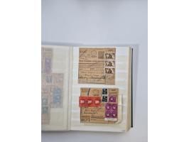 HYPERINFLATION: 1945/46, massive stock consisiting of over 450 parcel cards, spanning periods 2 to 27, showing an extensive r