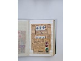 HYPERINFLATION: 1945/46, massive stock consisiting of over 450 parcel cards, spanning periods 2 to 27, showing an extensive r