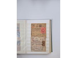 HYPERINFLATION: 1945/46, massive stock consisiting of over 450 parcel cards, spanning periods 2 to 27, showing an extensive r