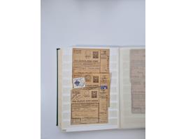 HYPERINFLATION: 1945/46, massive stock consisiting of over 450 parcel cards, spanning periods 2 to 27, showing an extensive r