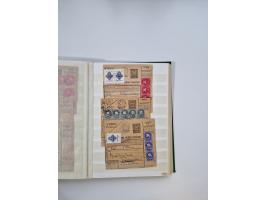 HYPERINFLATION: 1945/46, massive stock consisiting of over 450 parcel cards, spanning periods 2 to 27, showing an extensive r