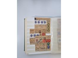 HYPERINFLATION: 1945/46, massive stock consisiting of over 450 parcel cards, spanning periods 2 to 27, showing an extensive r