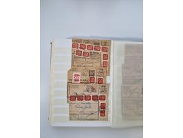 HYPERINFLATION: 1945/46, massive stock consisiting of over 450 parcel cards, spanning periods 2 to 27, showing an extensive r
