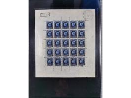 1920/21, mint never hinged miniature sheets Mi.-Nr. 124 (folded) and Mi.-Nr. 166