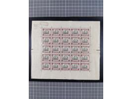 1920/21, mint never hinged miniature sheets Mi.-Nr. 124 (folded) and Mi.-Nr. 166