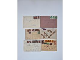 HYPERINFLATION: 1945/46, large stock of duplicates with over 155 covers and parcel cards, spanning most periods up to the 27t