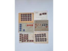 HYPERINFLATION: 1945/46, large stock of duplicates with over 155 covers and parcel cards, spanning most periods up to the 27t