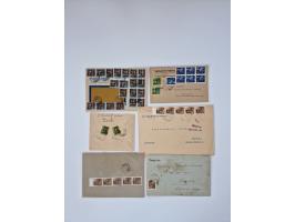 HYPERINFLATION: 1945/46, large stock of duplicates with over 155 covers and parcel cards, spanning most periods up to the 27t