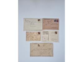 HYPERINFLATION: 1945/46, large stock of duplicates with over 155 covers and parcel cards, spanning most periods up to the 27t