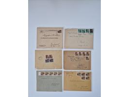 HYPERINFLATION: 1945/46, large stock of duplicates with over 155 covers and parcel cards, spanning most periods up to the 27t