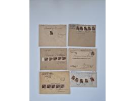 HYPERINFLATION: 1945/46, large stock of duplicates with over 155 covers and parcel cards, spanning most periods up to the 27t