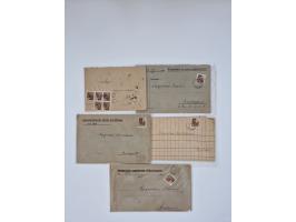 HYPERINFLATION: 1945/46, large stock of duplicates with over 155 covers and parcel cards, spanning most periods up to the 27t