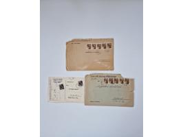HYPERINFLATION: 1945/46, large stock of duplicates with over 155 covers and parcel cards, spanning most periods up to the 27t