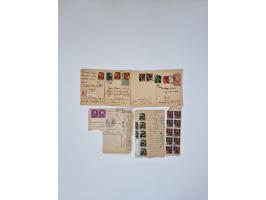 HYPERINFLATION: 1945/46, large stock of duplicates with over 155 covers and parcel cards, spanning most periods up to the 27t