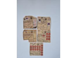 HYPERINFLATION: 1945/46, large stock of duplicates with over 155 covers and parcel cards, spanning most periods up to the 27t