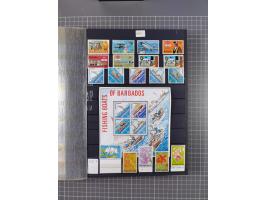 1880/2000 (approx.), mint, unused and used collection in 4 stockbooks, including good part Falkland and territories