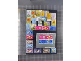 1880/2000 (approx.), mint, unused and used collection in 4 stockbooks, including good part Falkland and territories