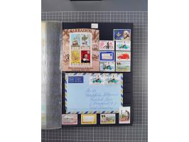 1880/2000 (approx.), mint, unused and used collection in 4 stockbooks, including good part Falkland and territories