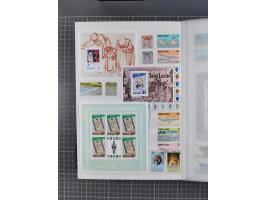 1880/2000 (approx.), mint, unused and used collection in 4 stockbooks, including good part Falkland and territories