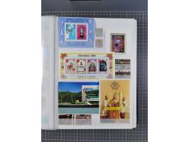 1880/2000 (approx.), mint, unused and used collection in 4 stockbooks, including good part Falkland and territories