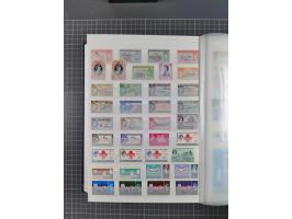 1880/2000 (approx.), mint, unused and used collection in 4 stockbooks, including good part Falkland and territories