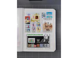 1880/2000 (approx.), mint, unused and used collection in 4 stockbooks, including good part Falkland and territories