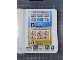 1880/2000 (approx.), mint, unused and used collection in 4 stockbooks, including good part Falkland and territories