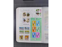 1880/2000 (approx.), mint, unused and used collection in 4 stockbooks, including good part Falkland and territories