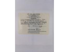 1872/74, Sammlung mit 22 frankierten “Postbehändigungsscheinen” in den Tarifen ½ Gr., 1 Gr., 1½ Gr. und 2 Gr. Dabei verschied