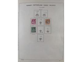 1854/2004, vorwiegend gestempelte Sammlung mit diversen Briefen, ab Strubli mit vielen besseren Werten, dabei Mi.-Nr. I-II, B