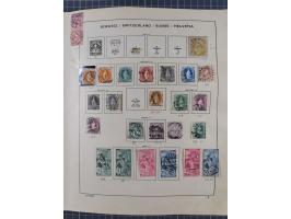 1854/2004, vorwiegend gestempelte Sammlung mit diversen Briefen, ab Strubli mit vielen besseren Werten, dabei Mi.-Nr. I-II, B