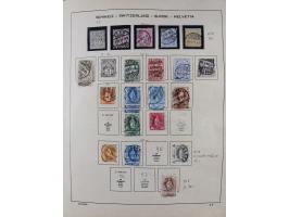 1854/2004, vorwiegend gestempelte Sammlung mit diversen Briefen, ab Strubli mit vielen besseren Werten, dabei Mi.-Nr. I-II, B