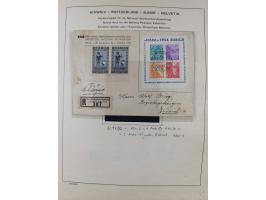 1854/2004, vorwiegend gestempelte Sammlung mit diversen Briefen, ab Strubli mit vielen besseren Werten, dabei Mi.-Nr. I-II, B