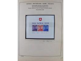 1854/2004, vorwiegend gestempelte Sammlung mit diversen Briefen, ab Strubli mit vielen besseren Werten, dabei Mi.-Nr. I-II, B