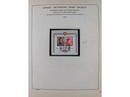 1854/2004, vorwiegend gestempelte Sammlung mit diversen Briefen, ab Strubli mit vielen besseren Werten, dabei Mi.-Nr. I-II, B