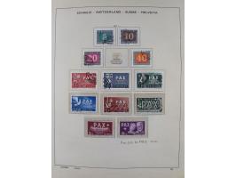 1854/2004, vorwiegend gestempelte Sammlung mit diversen Briefen, ab Strubli mit vielen besseren Werten, dabei Mi.-Nr. I-II, B