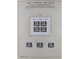 1854/2004, vorwiegend gestempelte Sammlung mit diversen Briefen, ab Strubli mit vielen besseren Werten, dabei Mi.-Nr. I-II, B