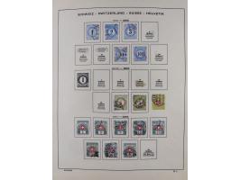 1854/2004, vorwiegend gestempelte Sammlung mit diversen Briefen, ab Strubli mit vielen besseren Werten, dabei Mi.-Nr. I-II, B