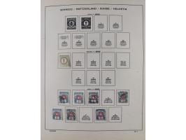 1854/2004, vorwiegend gestempelte Sammlung mit diversen Briefen, ab Strubli mit vielen besseren Werten, dabei Mi.-Nr. I-II, B