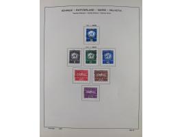 1854/2004, vorwiegend gestempelte Sammlung mit diversen Briefen, ab Strubli mit vielen besseren Werten, dabei Mi.-Nr. I-II, B